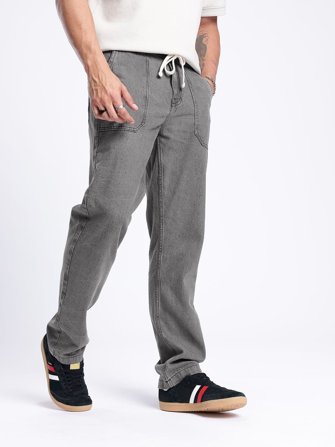 glitchez Men Light Fade Straight Jeans thumbnail 6