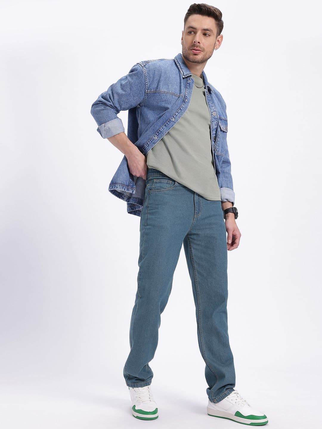 glitchez Men Regular Fit Jeans thumbnail 5