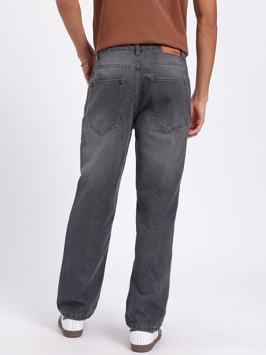 glitchez Men Straight Fit Light Fade Jeans thumbnail 3