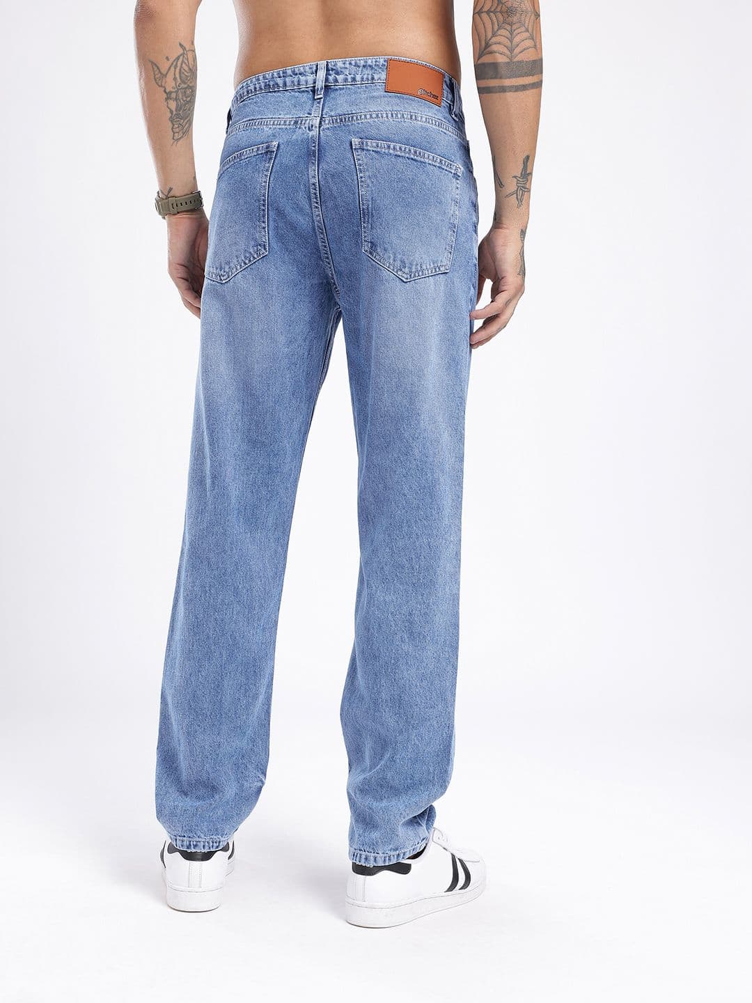 glitchez Men Straight Fit Light Fade Jeans thumbnail 7