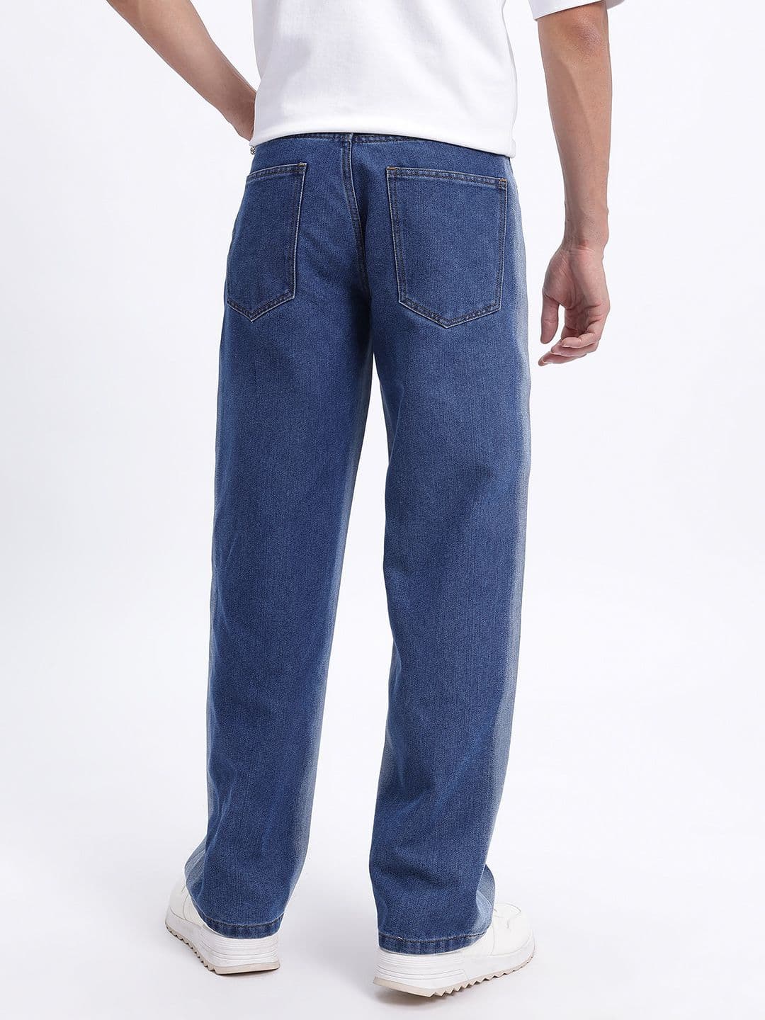 glitchez Men Barrel Fit Bleached Jeans thumbnail 7