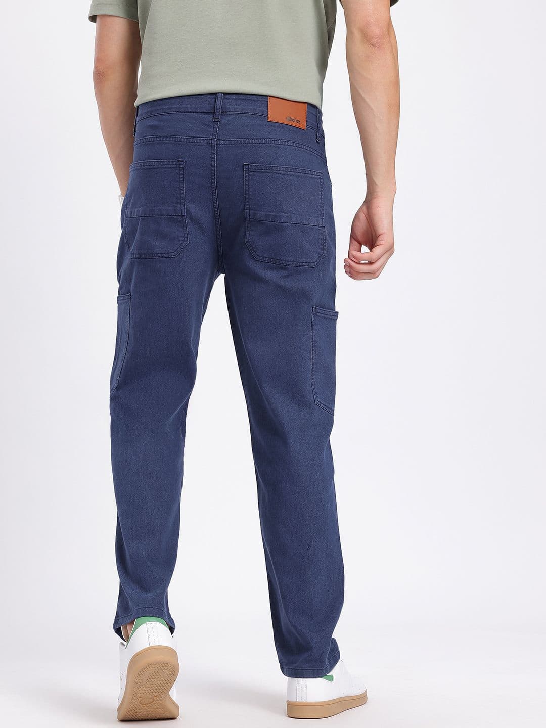 glitchez Men Panelled Straight Fit Jeans thumbnail 3