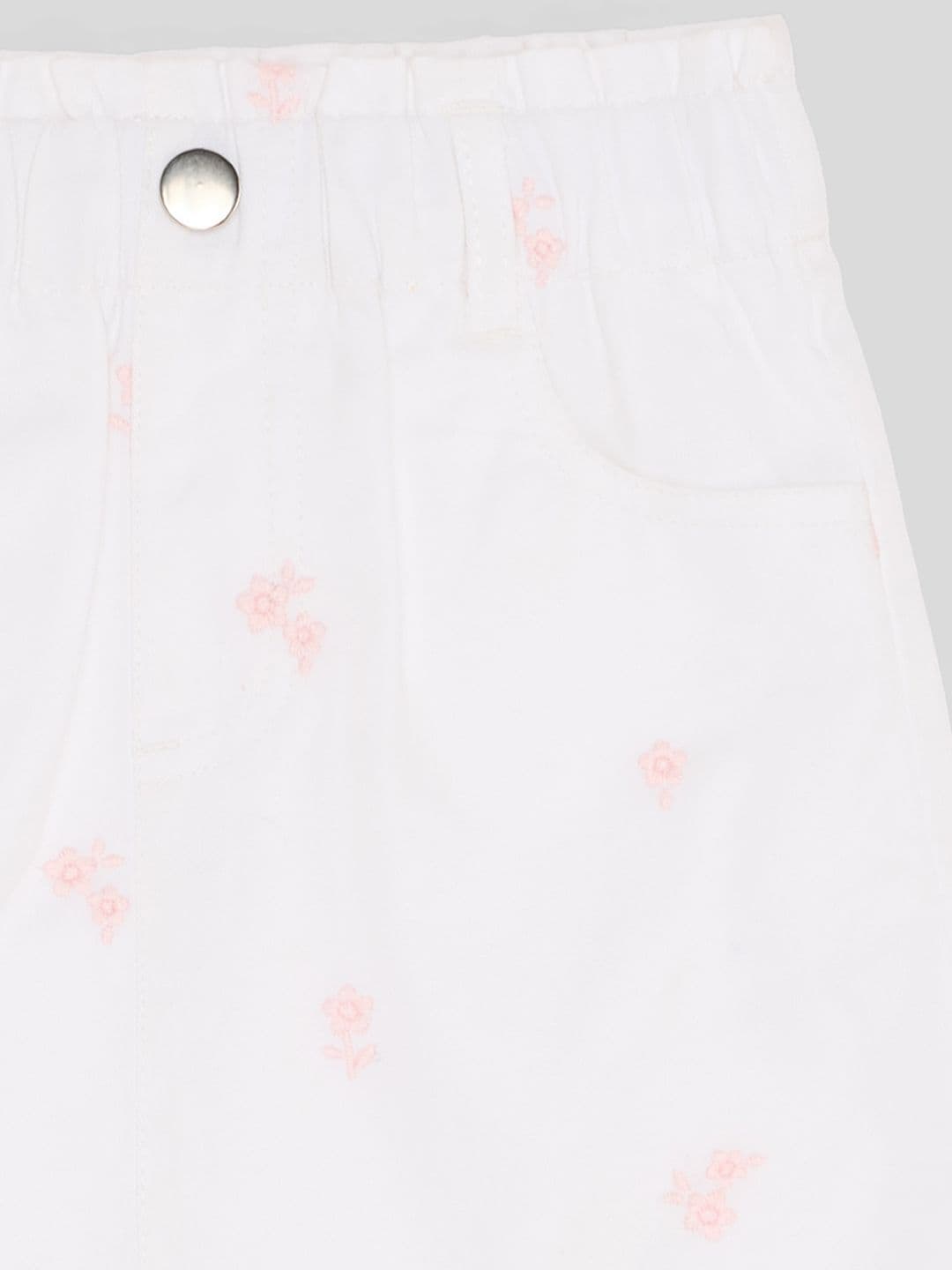Pantaloons Junior Girls Printed Pure Cotton A-Line Mini Skirt thumbnail 2
