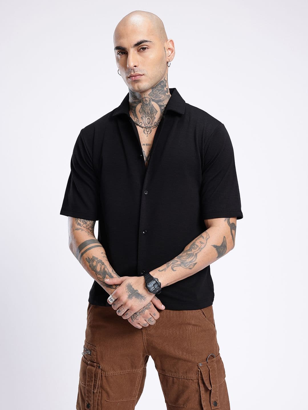 glitchez Classic Relaxed Fit Shirt thumbnail 4