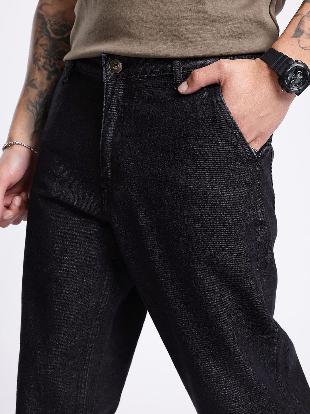 glitchez Men Straight Fit Jeans thumbnail 6