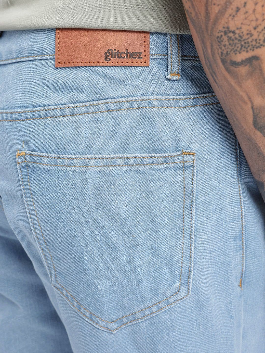 glitchez Men Straight Fit Jeans thumbnail 4
