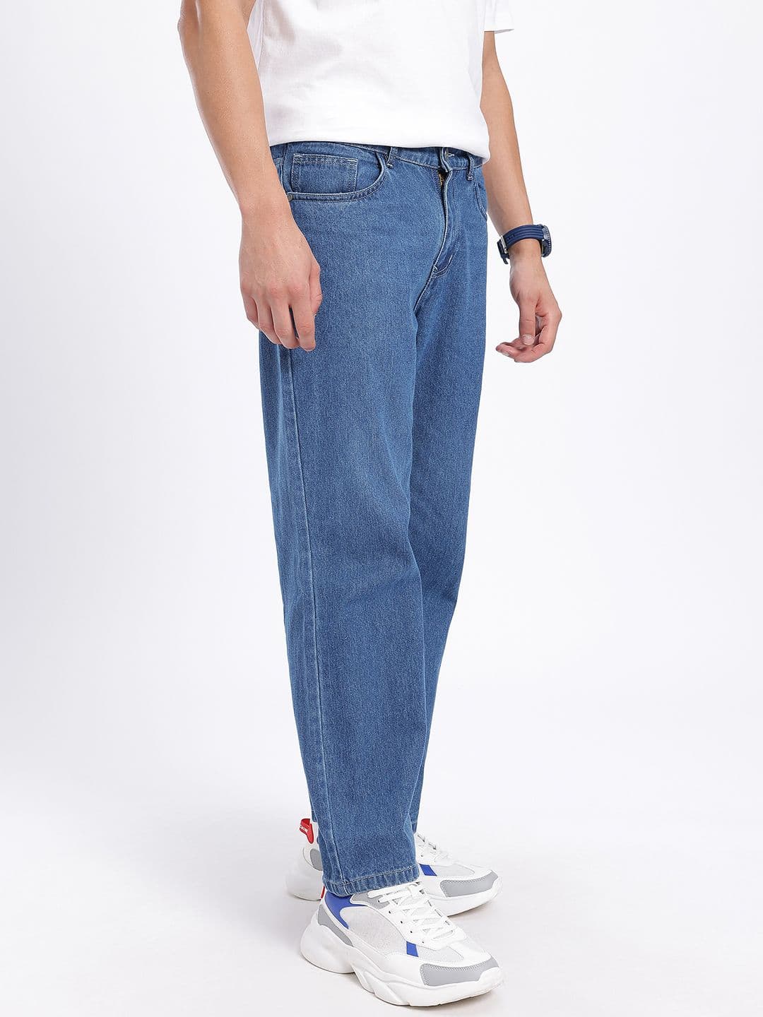 glitchez Men Elevated Essentials Straight Fit jeans thumbnail 4