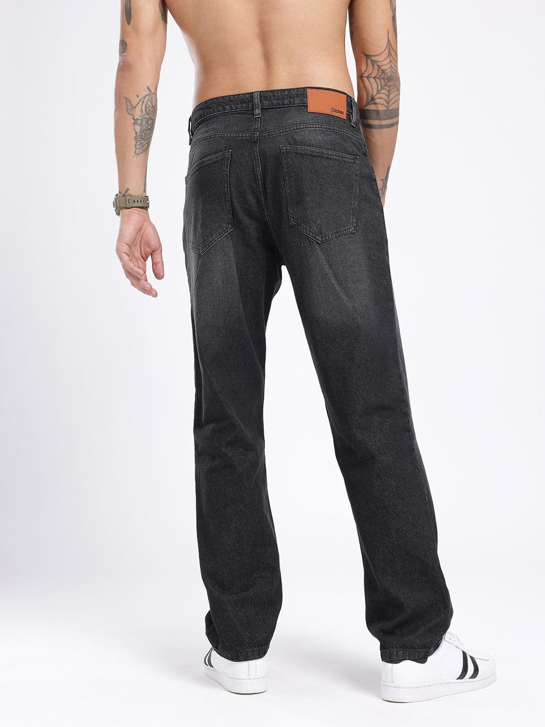 glitchez Men Straight Fit Light Fade Jeans thumbnail 6