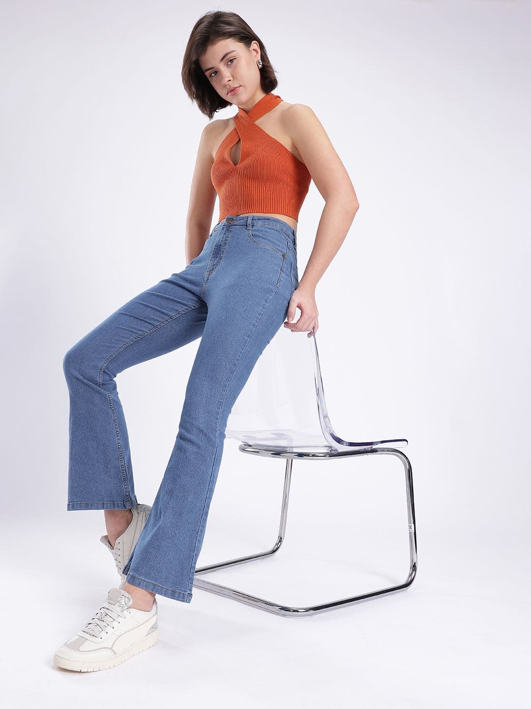 glitchez Women Modern Cool Bootcut Fit Jeans thumbnail 8