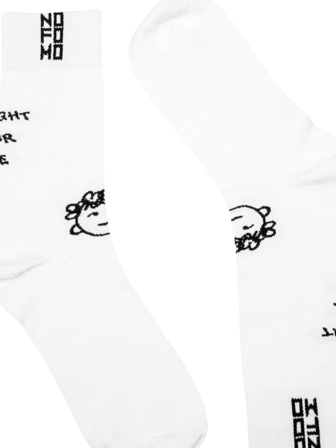 NOFOMO Printed Calf Length Socks thumbnail 2