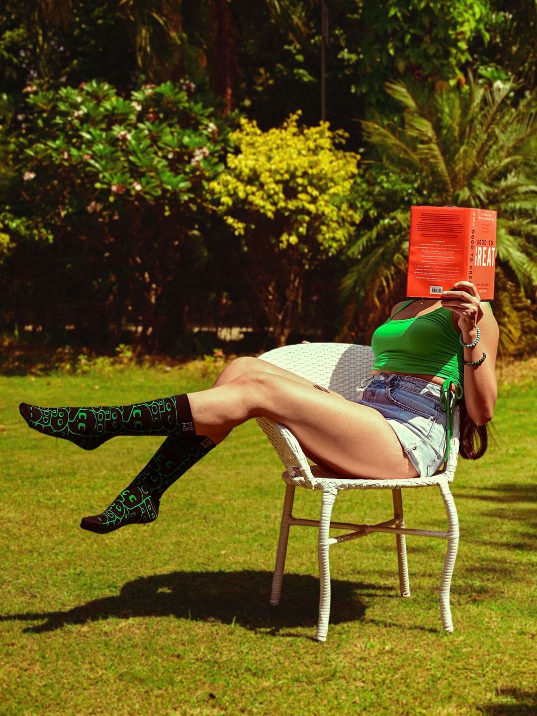 NoFoMo Printed Calf-Length Socks thumbnail 2