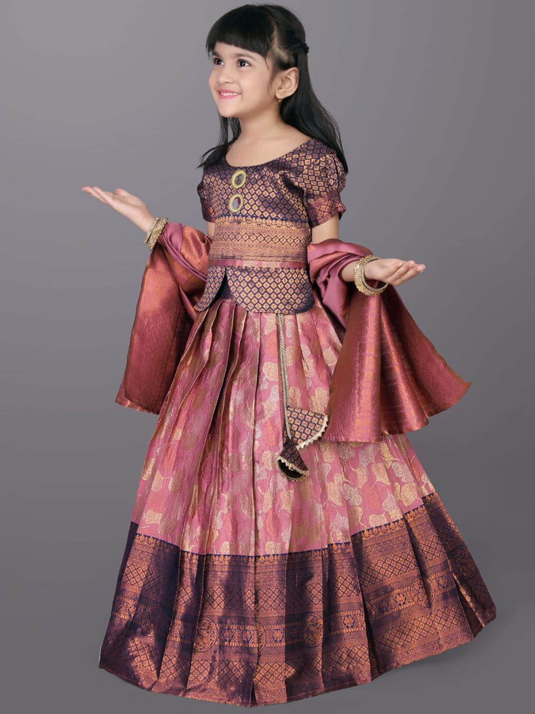 satyamfab Girls Ready to Wear Lehenga With Blouse And Dupatta thumbnail 4