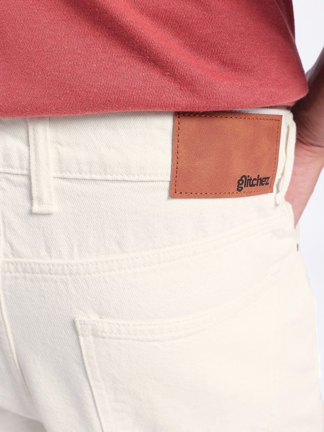 glitchez Men Skater Fit Jeans thumbnail 6