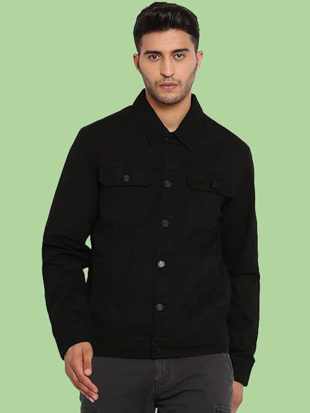 KLIZEN Men Denim Jacket with Embroidered - view 1
