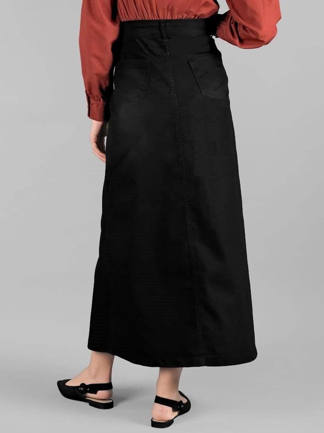Tripursundari Fashion Buttoned A-Line Maxi Skirt thumbnail 3