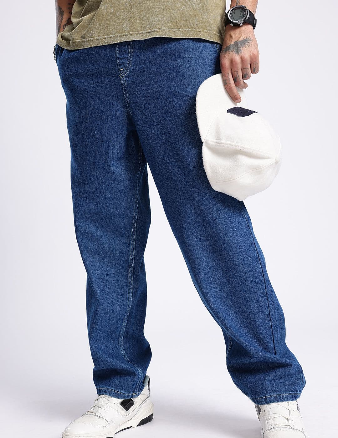 glitchez Men Elasticated Skater Jeans thumbnail 5