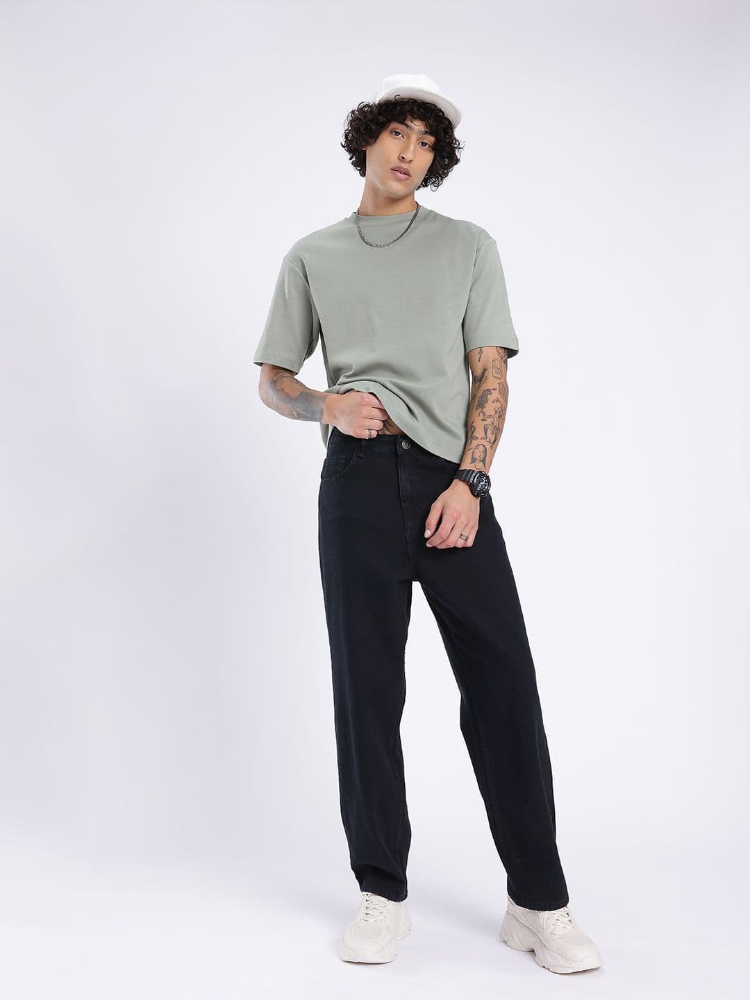 glitchez Men Skater Fit Jeans thumbnail 4