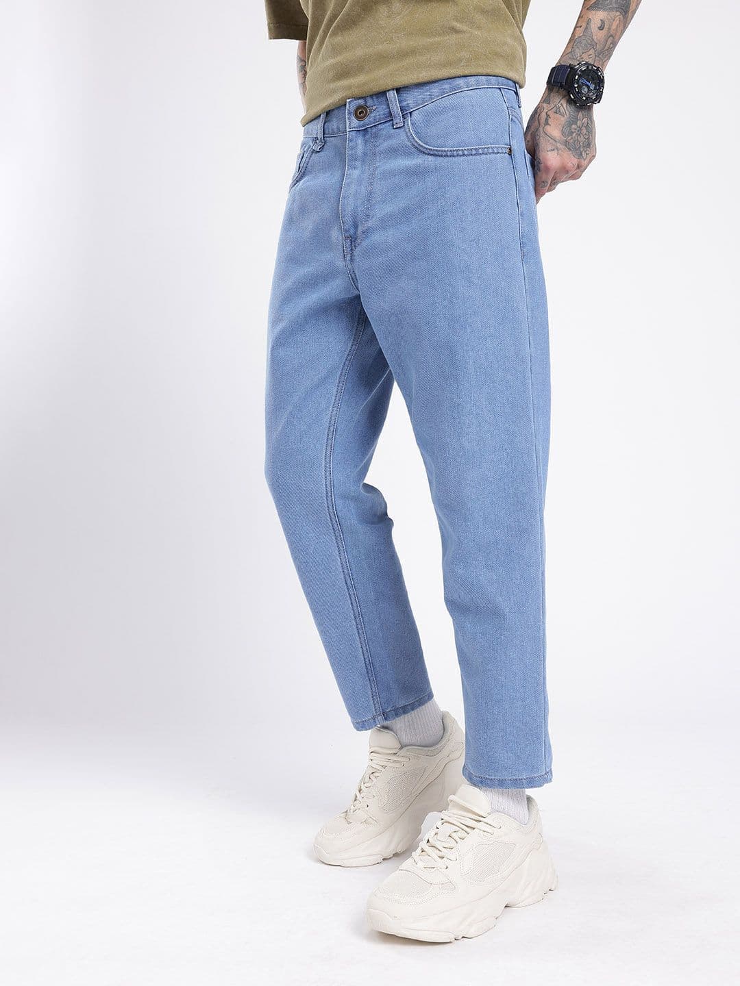 glitchez Men Slouchy Fit Jeans thumbnail 5