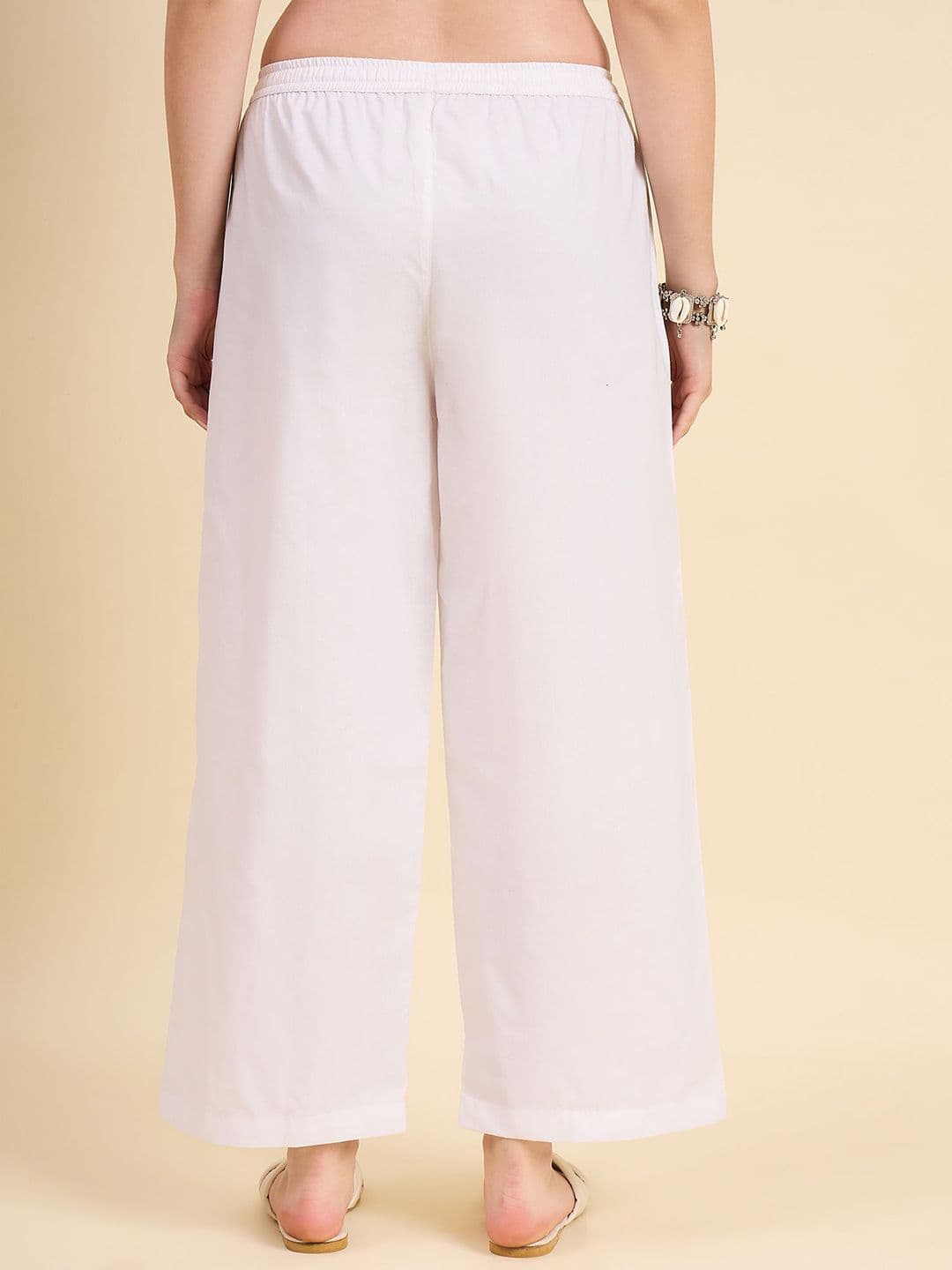 KLOSIA Women Solid Ethnic Palazzos thumbnail 2