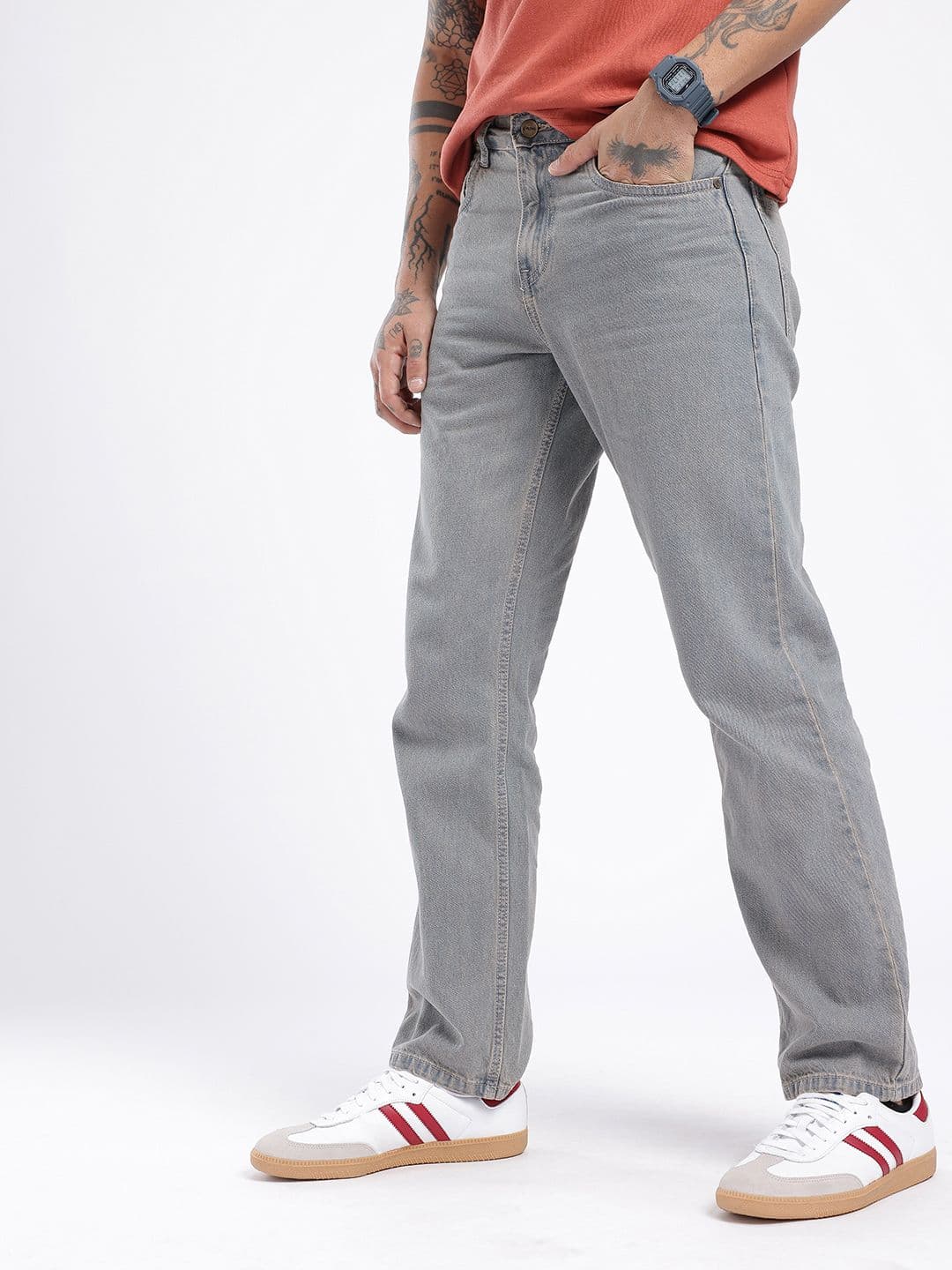 glitchez Men Regular Fit Jeans thumbnail 6