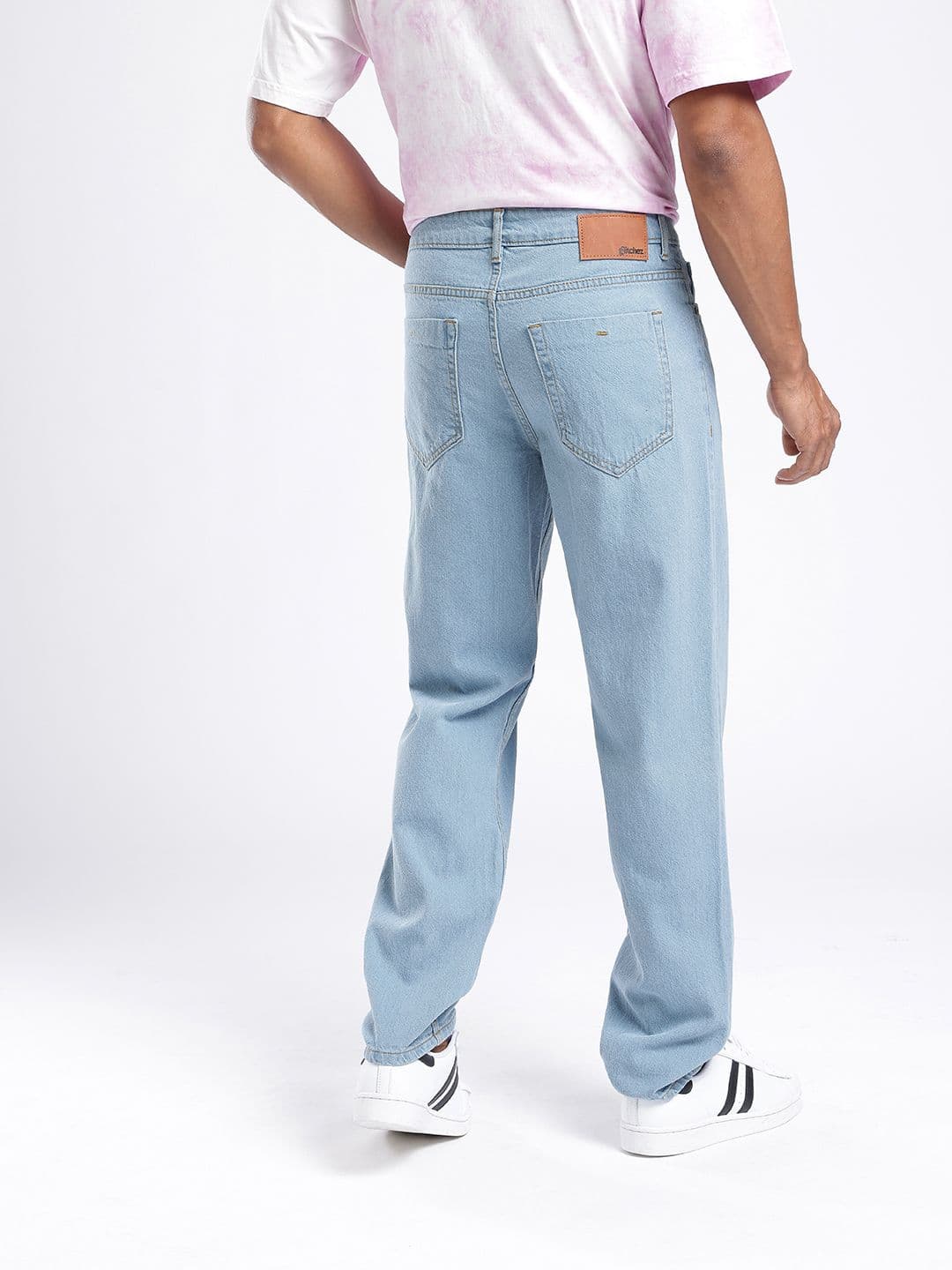 glitchez Men Light Shade Straight Fit Jeans thumbnail 5