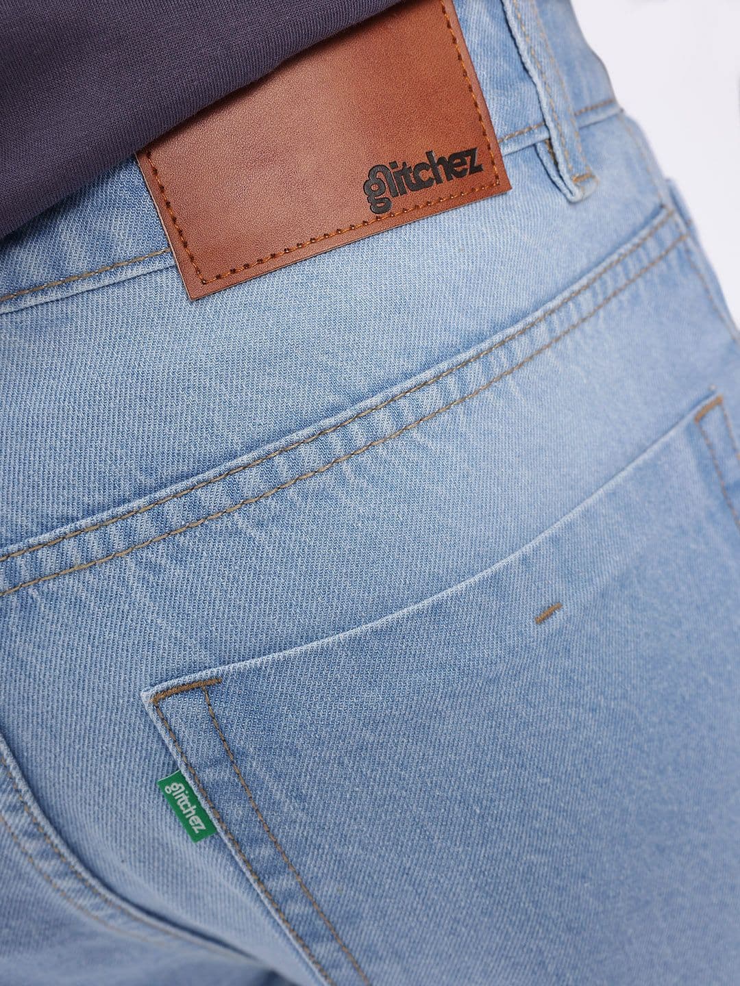 glitchez Men Regular Fit Jeans thumbnail 4
