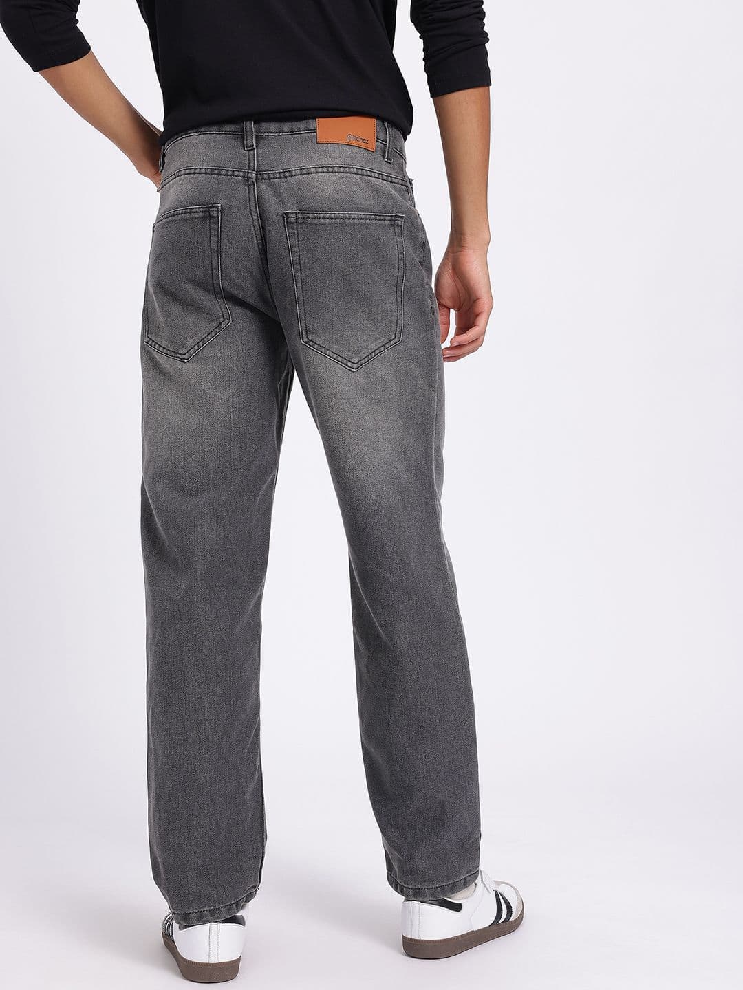 glitchez Men Straight Fit Light Fade Jeans thumbnail 2