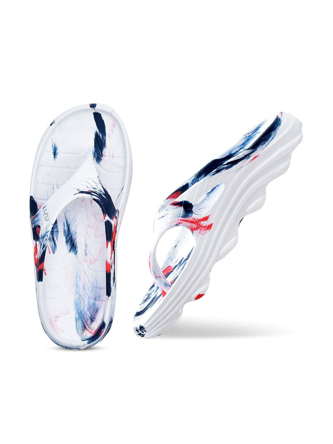 Men Doubleu Printed Thong Flip-Flops - view 1