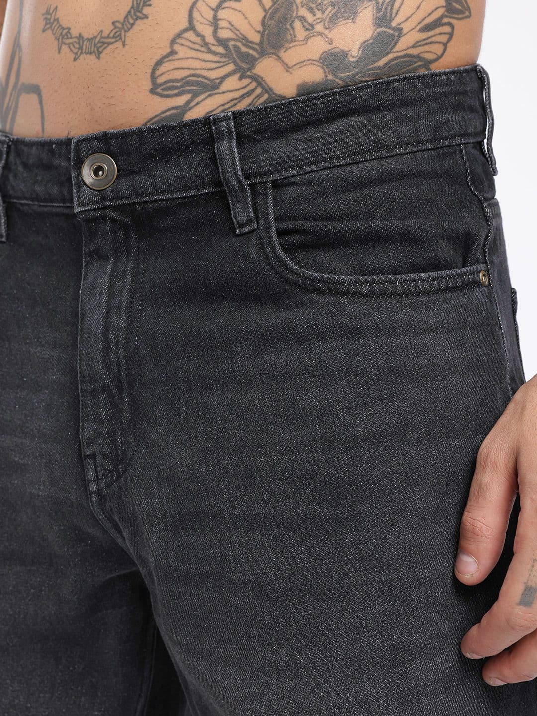 glitchez Men Straight Fit Light Fade Jeans thumbnail 3