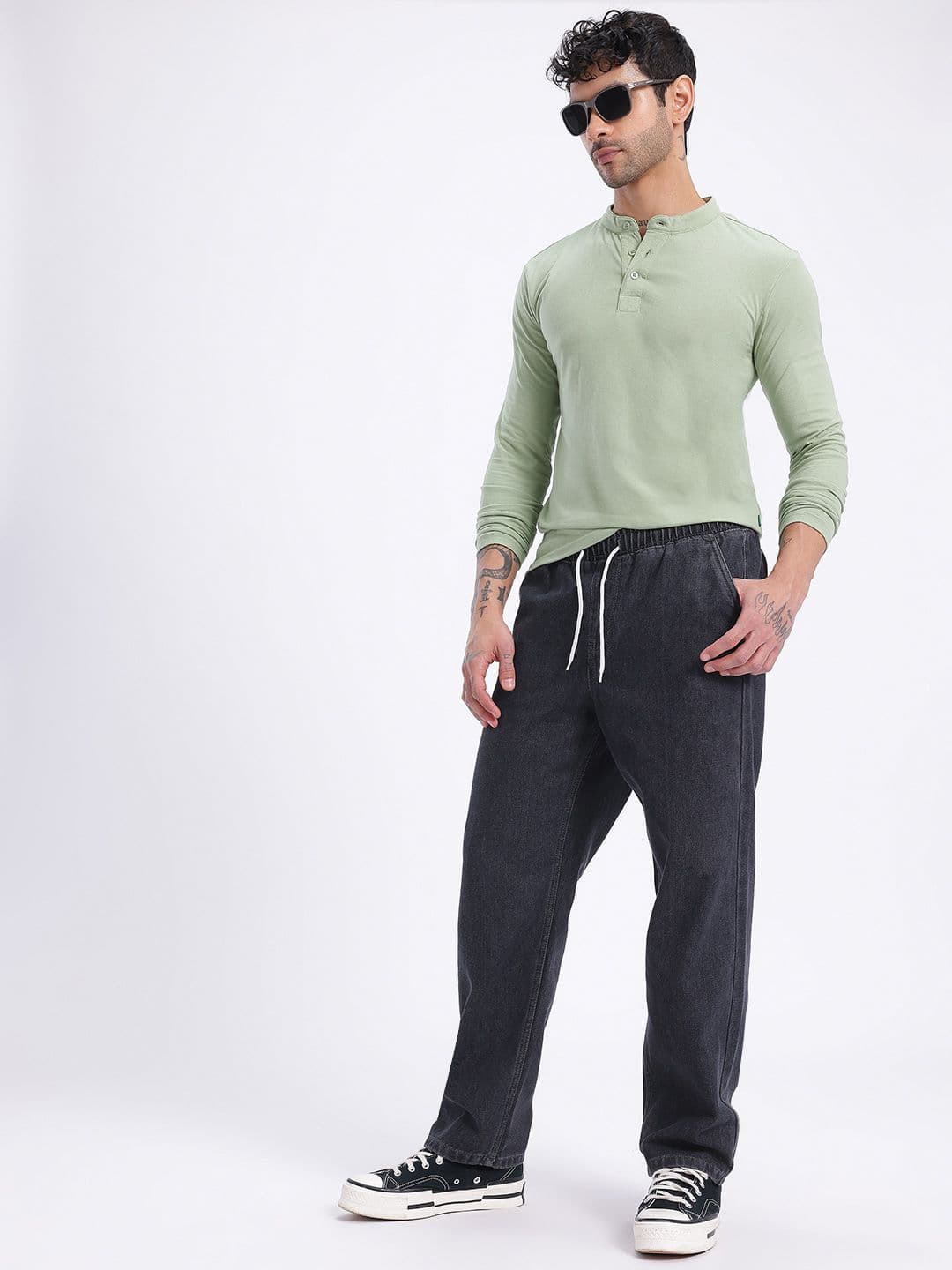glitchez Men Mid-Rise Straight Fit Jeans thumbnail 3