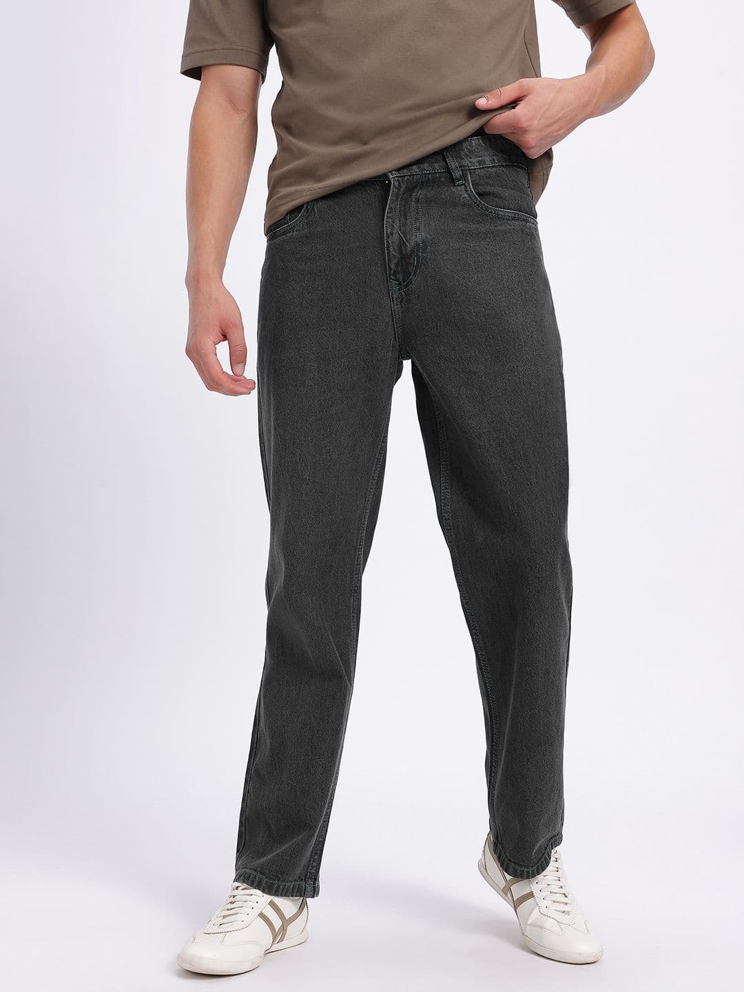 glitchez Men Straight Fit Jeans thumbnail 4