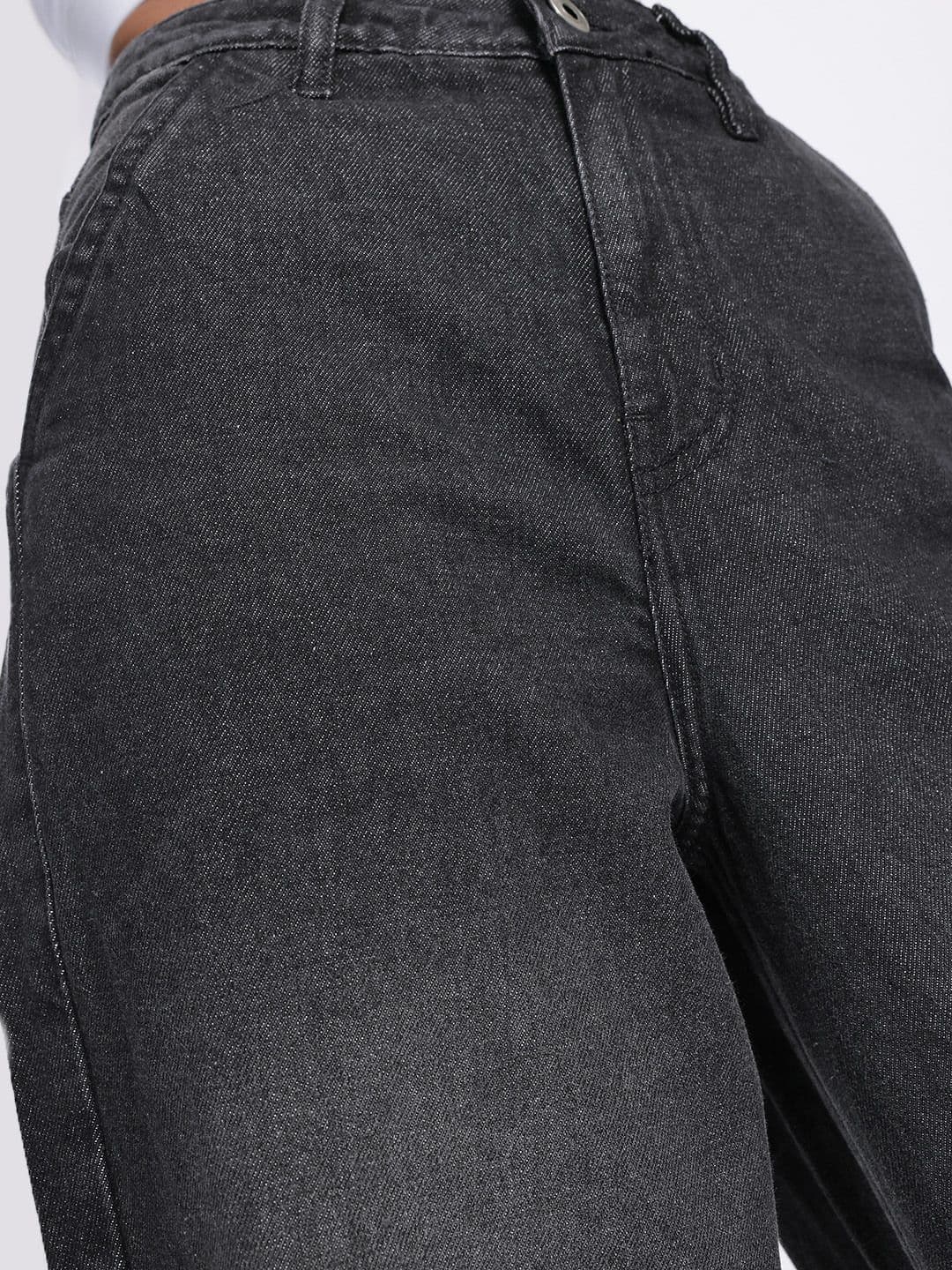 glitchez Pallazzo Fit  High Rise Wide Leg Jeans thumbnail 4