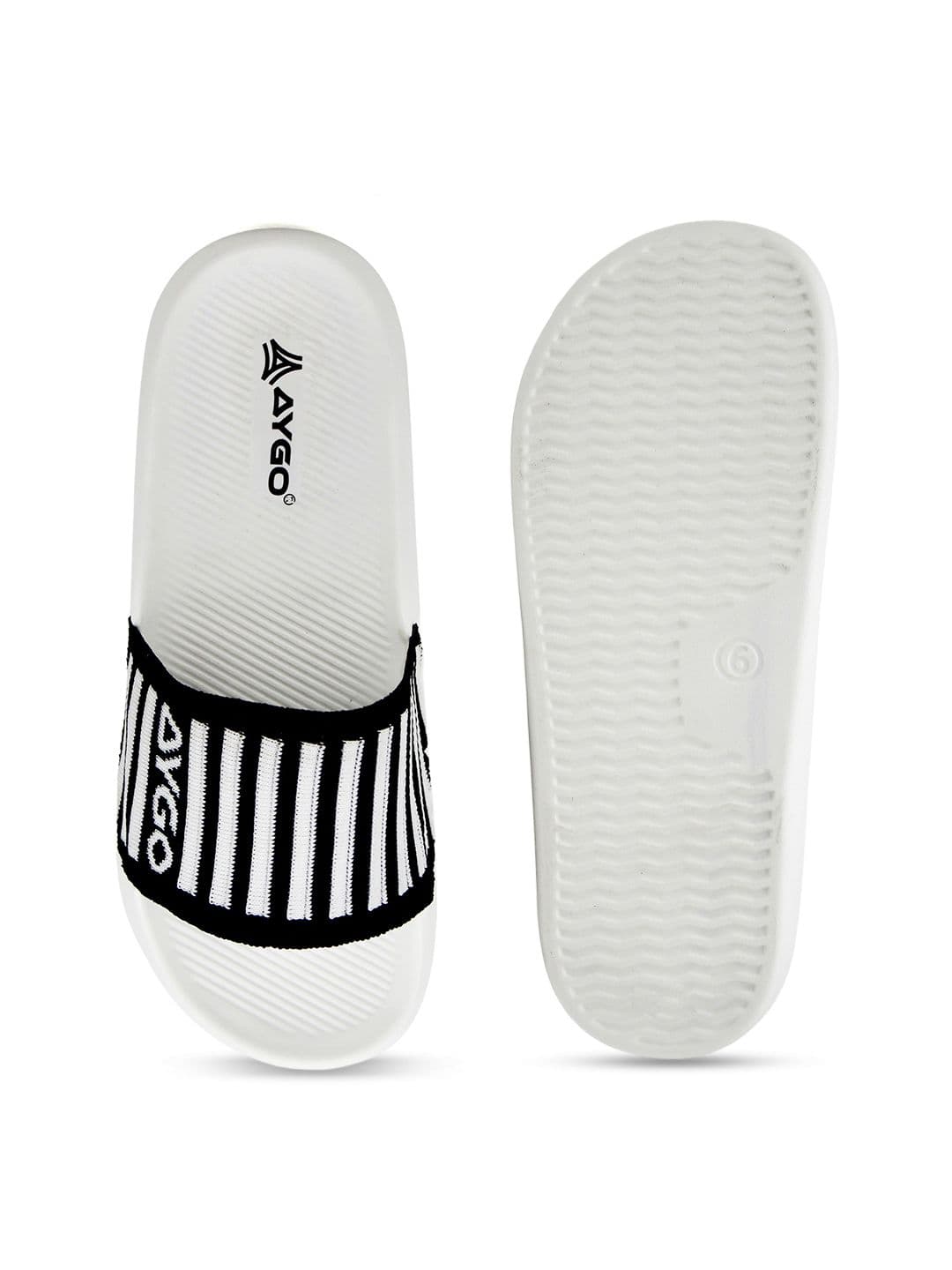 AYGO Men Lightweight and Comfortable Printed Sliders thumbnail 3