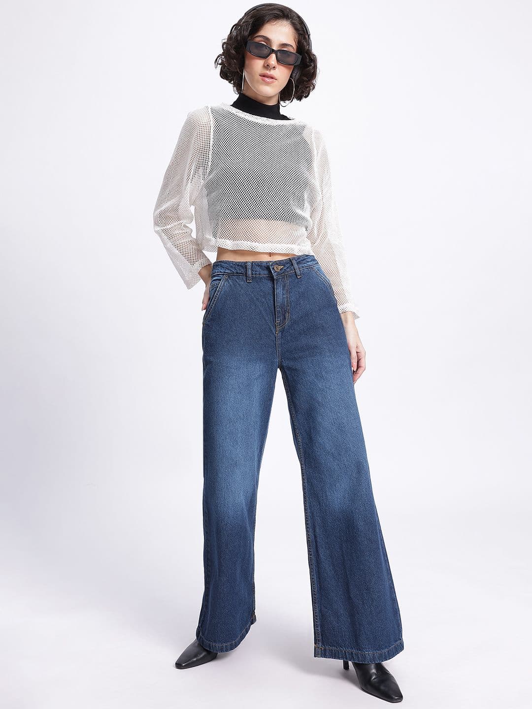 glitchez Women Classics Wide Leg Jeans thumbnail 4