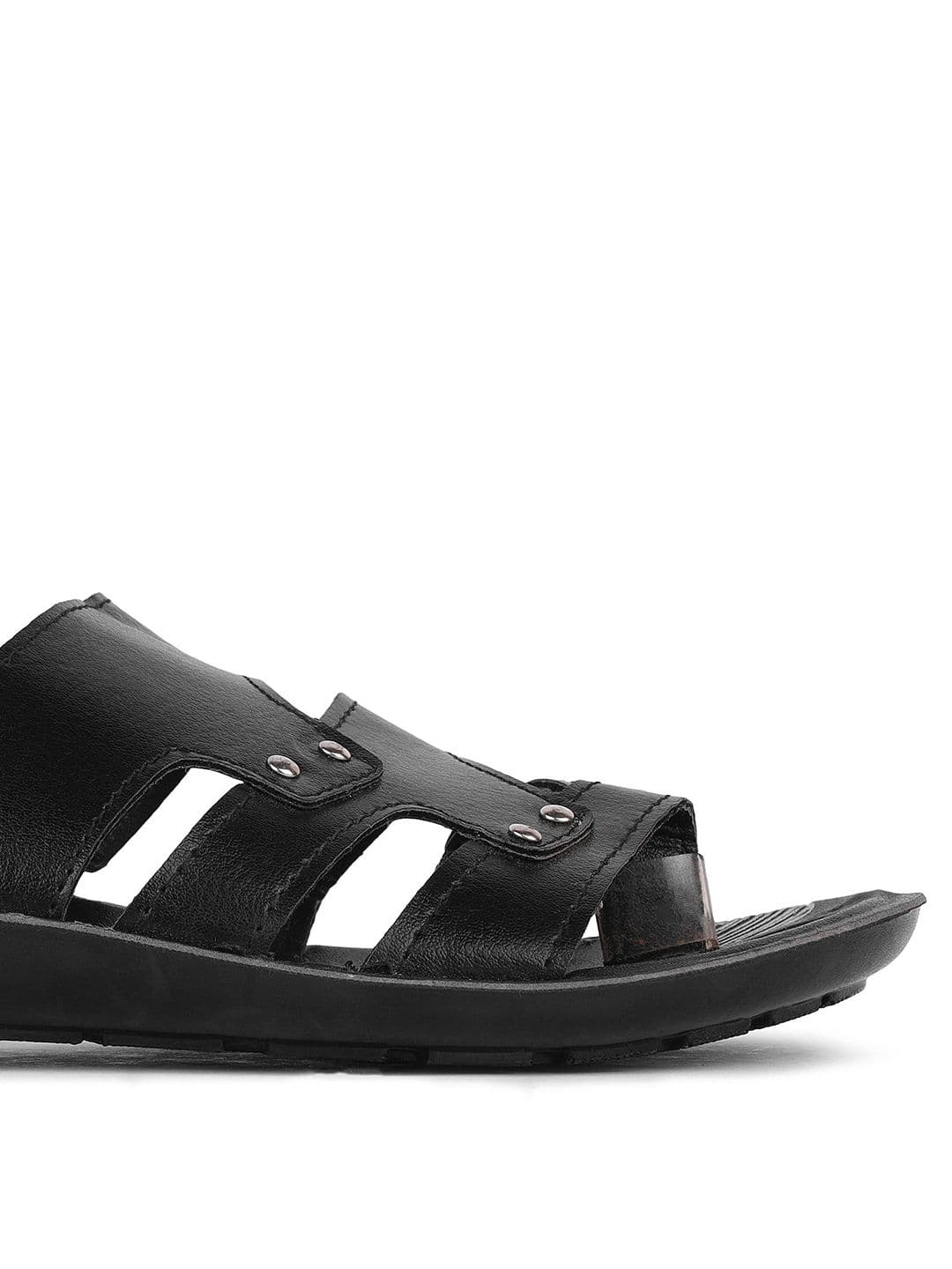 PENNEN Men Textured Slip-On Comfort Sandals thumbnail 4