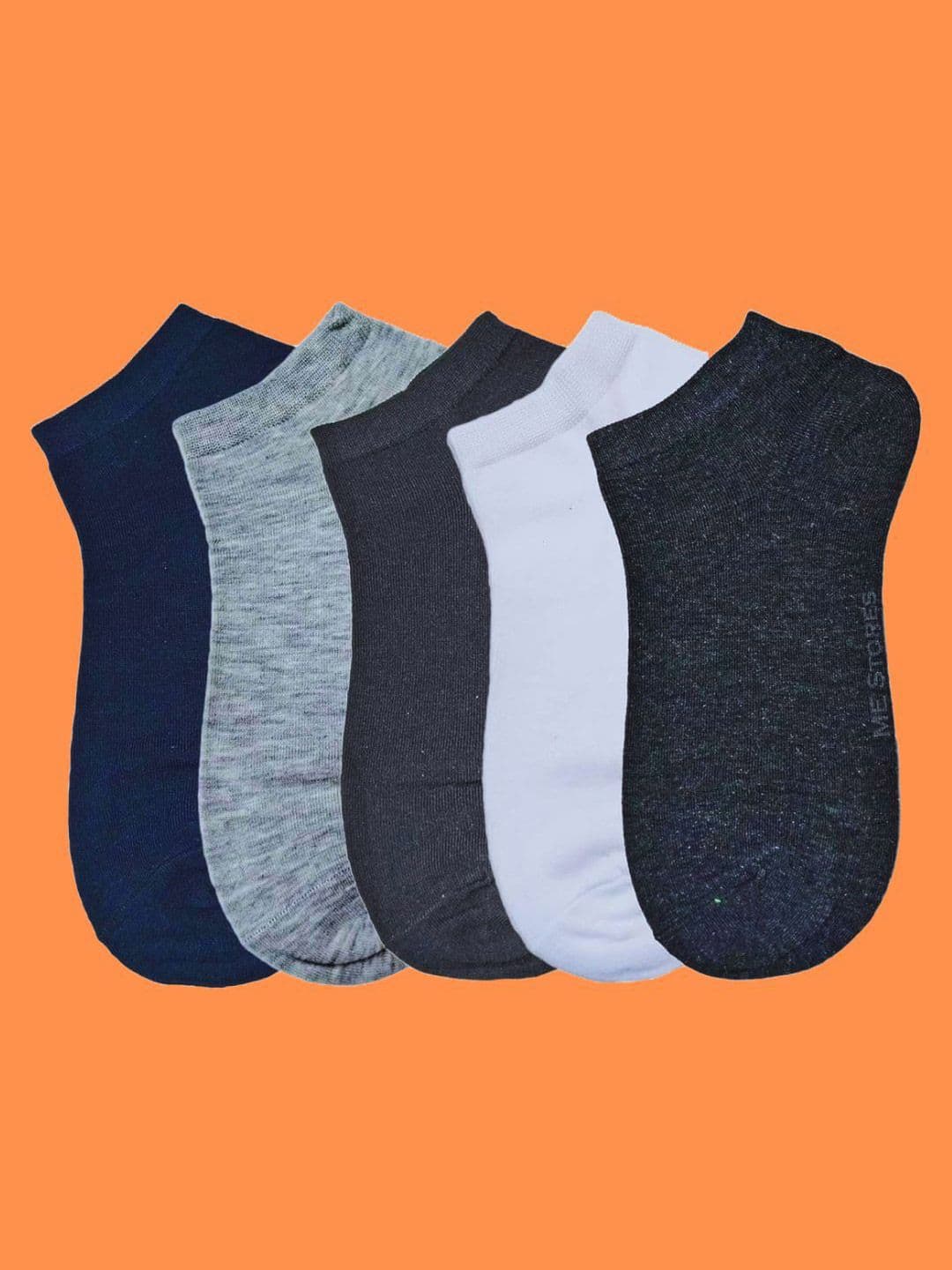 MJE Men Pack Of 5 Anti-Odour Ankle Length Socks - view 1