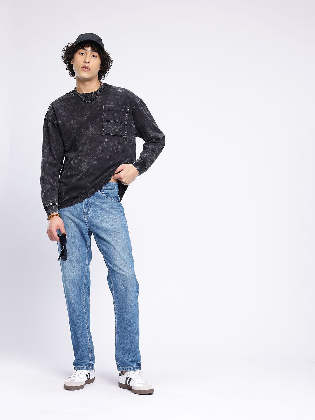glitchez Men Straight Fit Light Fade Jeans thumbnail 5