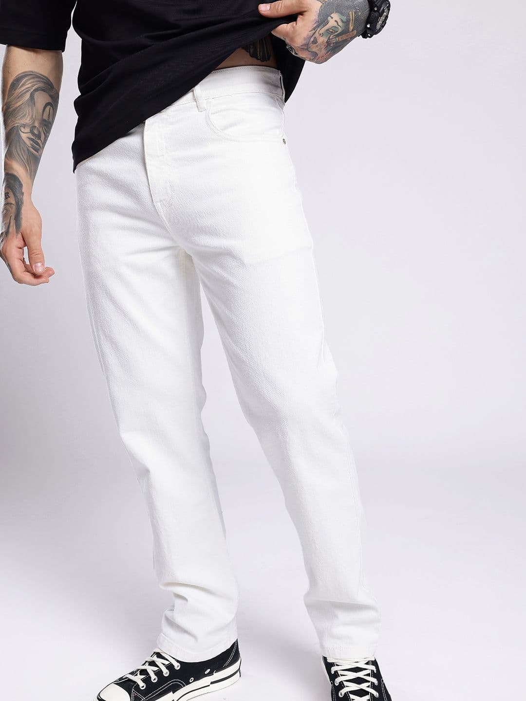 glitchez Men Regular Fit Stretchable Jeans - view 1