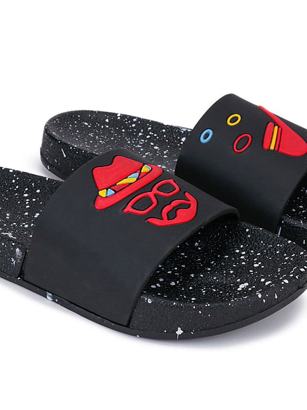 DRACKFOOT Men Self Design Slider Flip Flops thumbnail 4