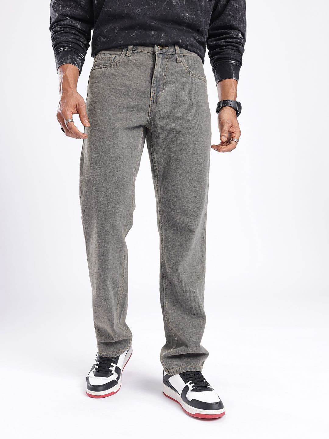 glitchez Men Regular Fit Jeans thumbnail 7