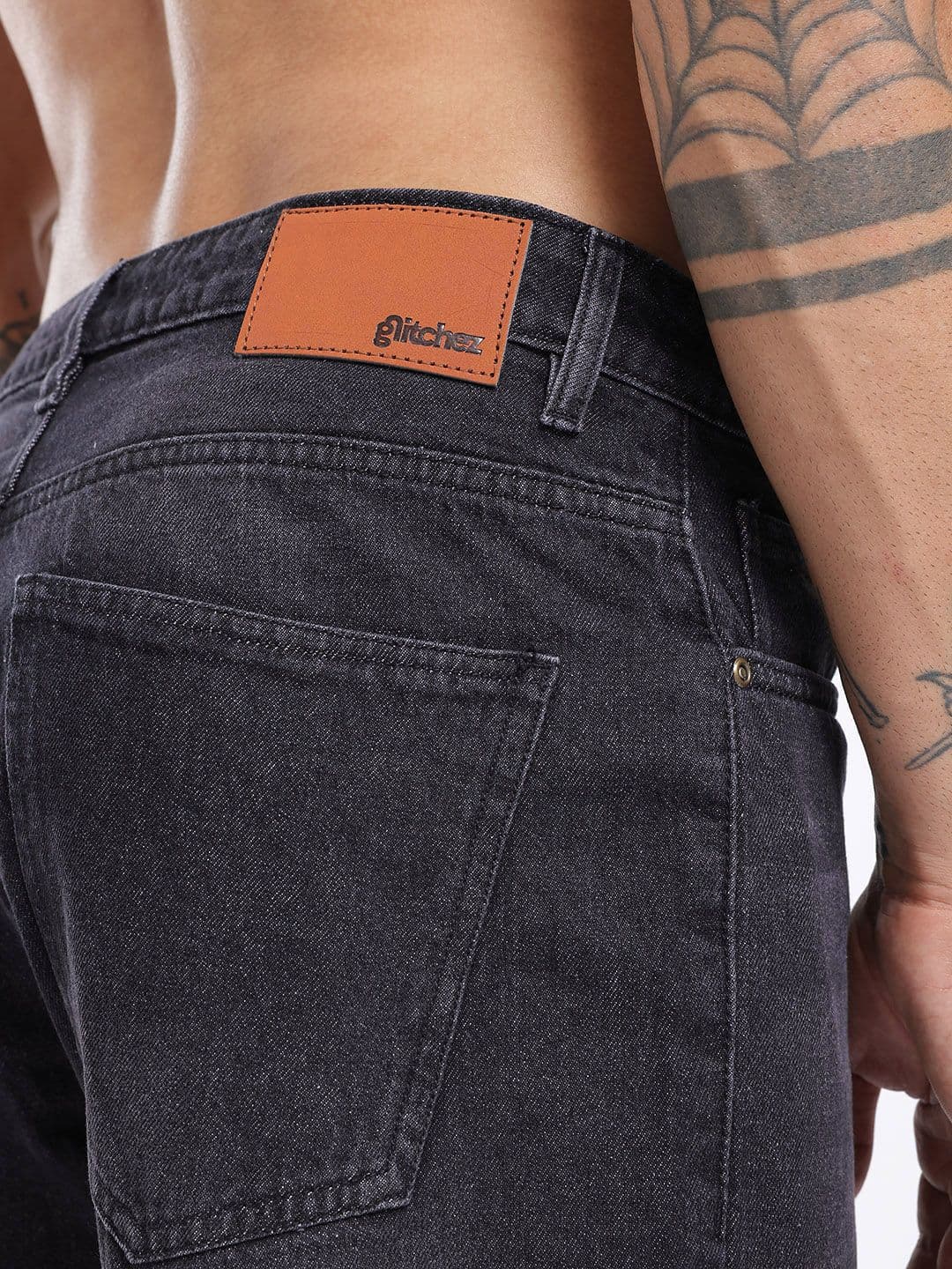 glitchez Men Straight Fit Light Fade Jeans thumbnail 2