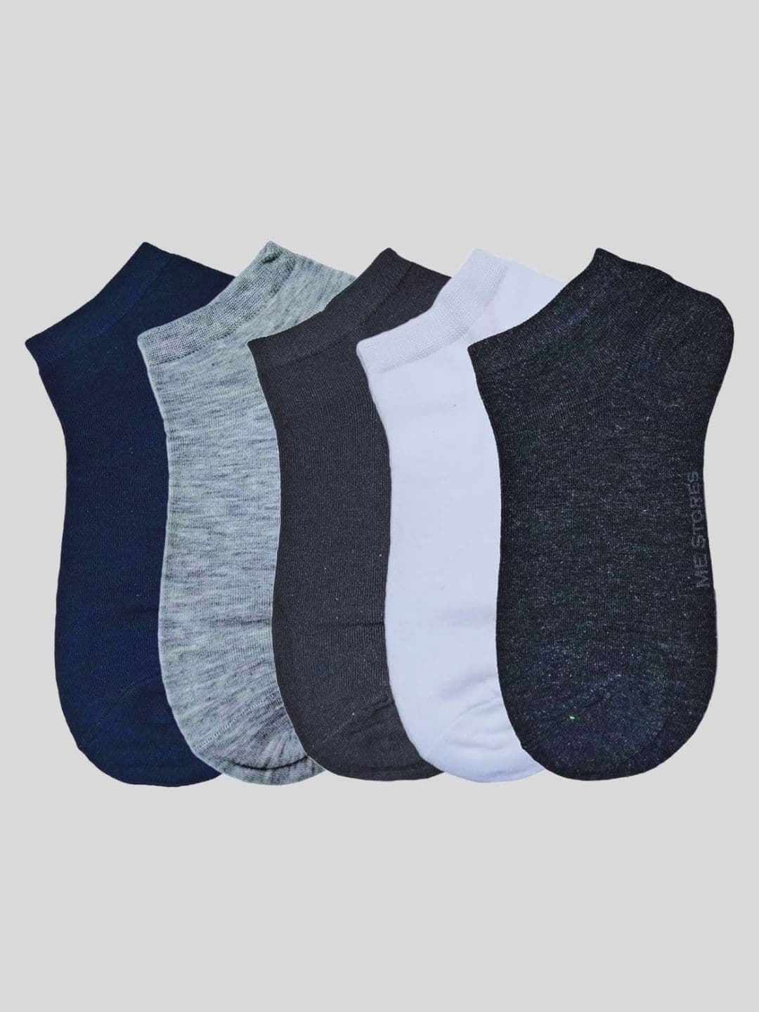 MJE Men Pack Of 5 Anti-Odour Ankle Length Socks - view 1