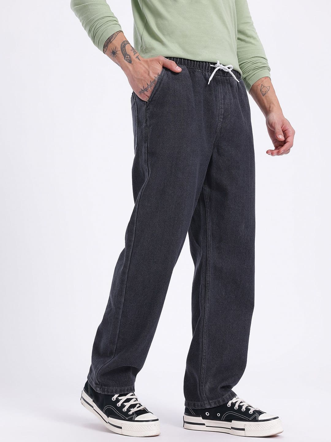 glitchez Men Mid-Rise Straight Fit Jeans thumbnail 4