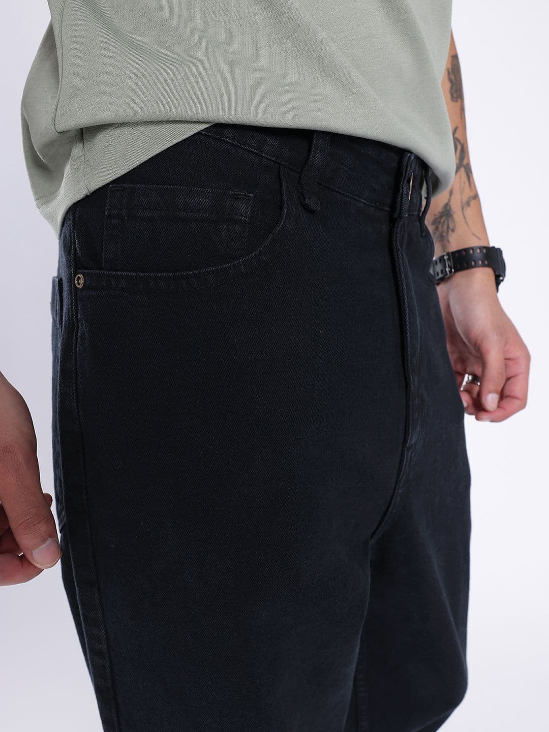 glitchez Men Skater Fit Jeans thumbnail 8