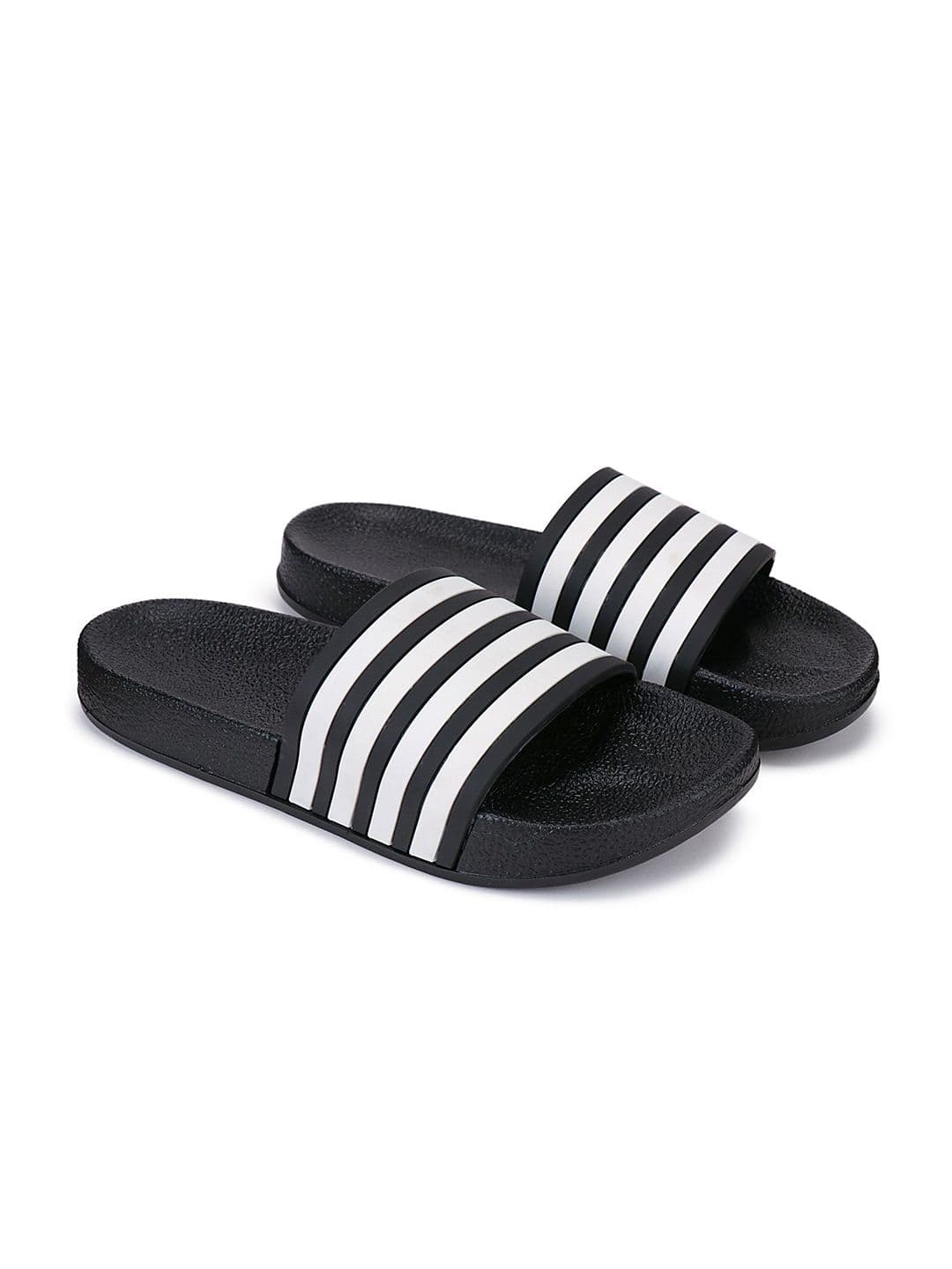 DRACKFOOT Men Striped Sliders thumbnail 2