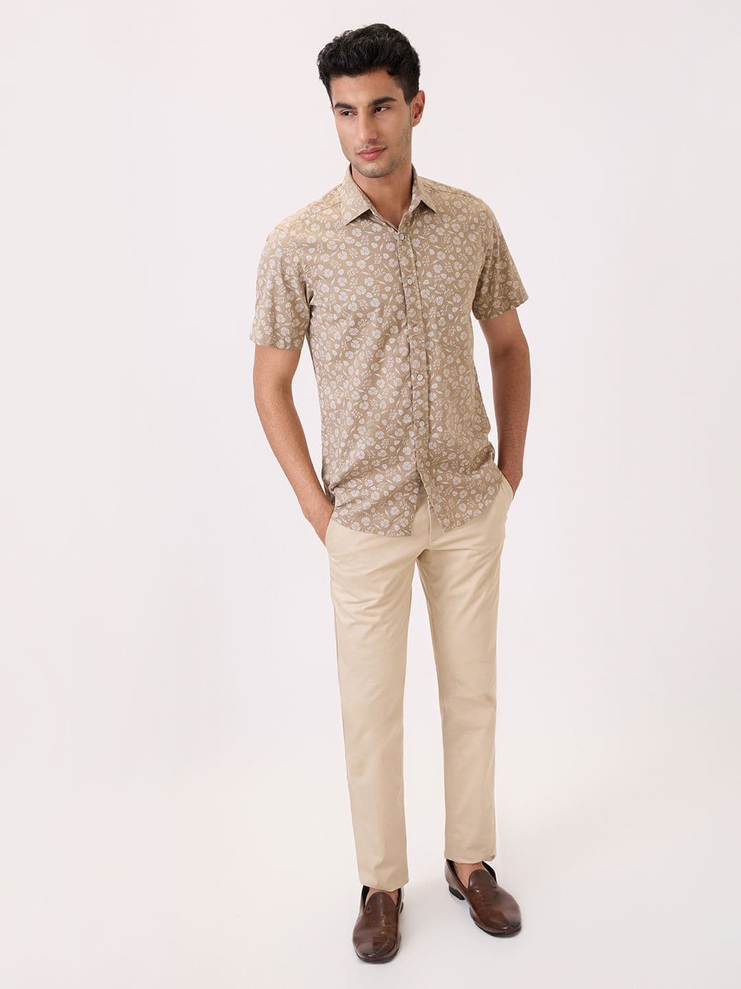 ColorPlus Men Floral Printed Casual Shirt thumbnail 5