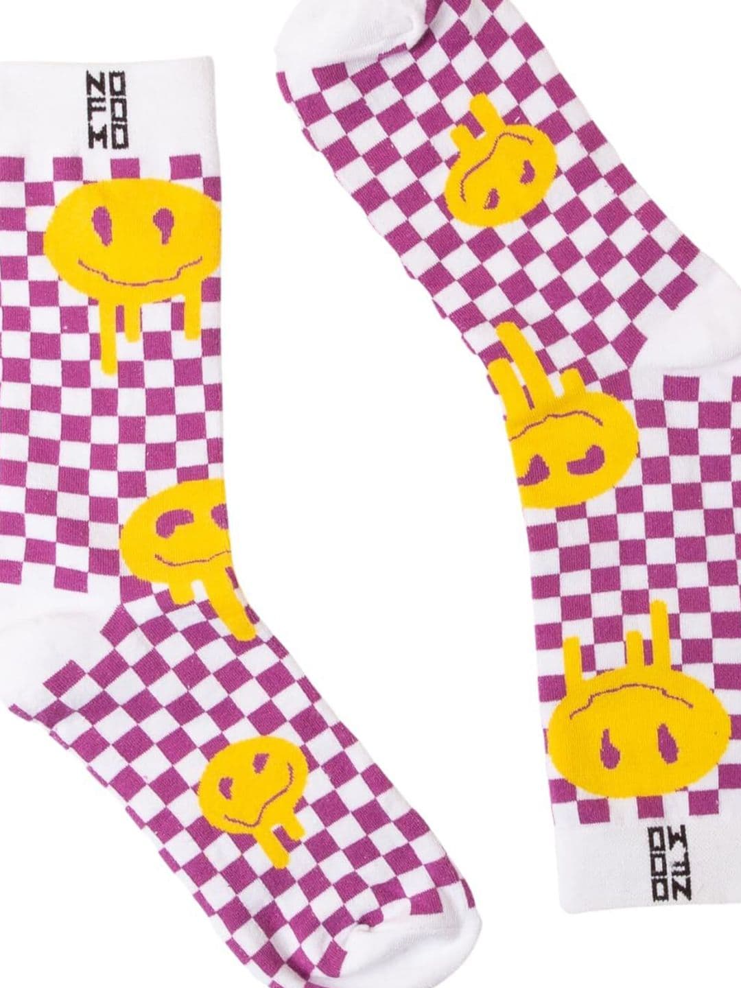 NoFoMo Smiling Board Unisex Printed Crew-Length Odour-Free Socks thumbnail 3