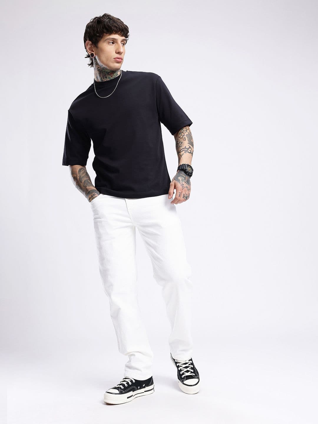 glitchez Men Regular Fit Stretchable Jeans thumbnail 2