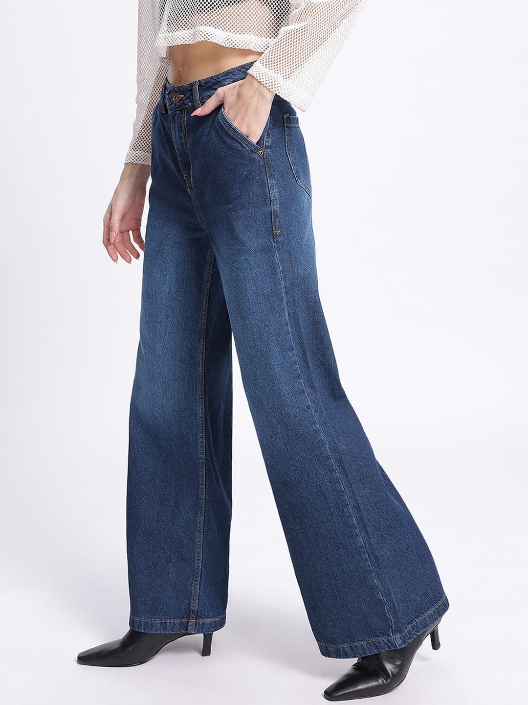 glitchez Women Classics Wide Leg Jeans thumbnail 3