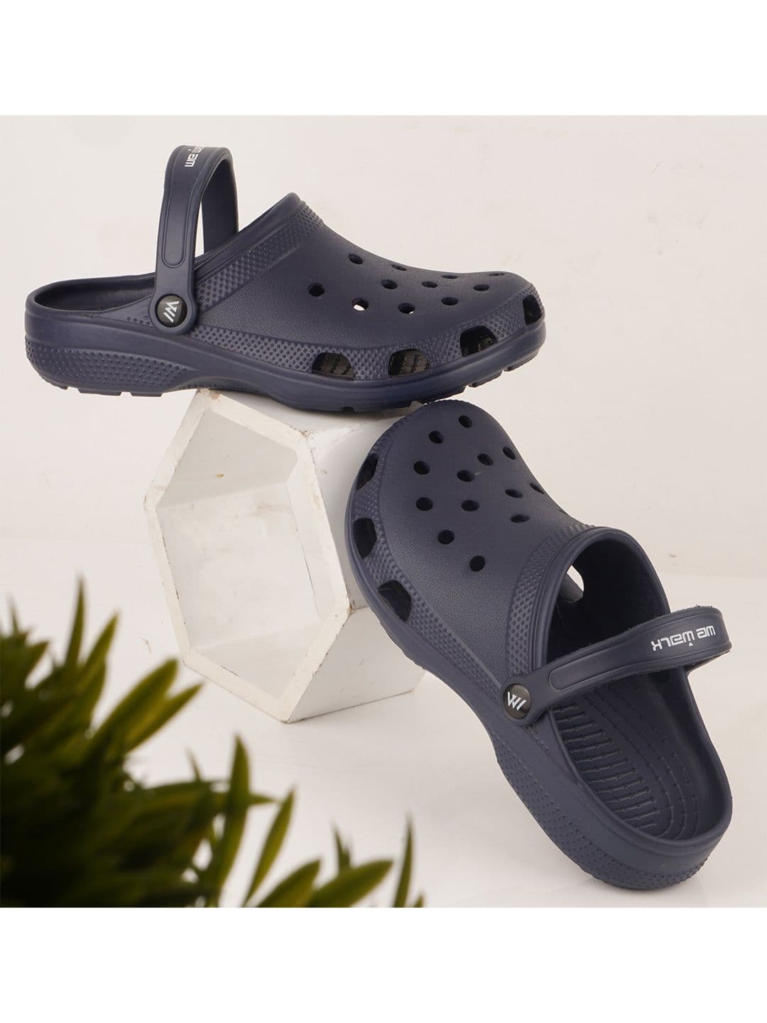 Spotwalk Men Self Design Clogs - view 1